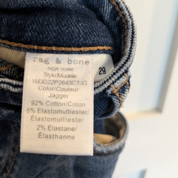 rag & bone Dre Low-Rise Slim Boyfriend 29 - Picture 6 of 6